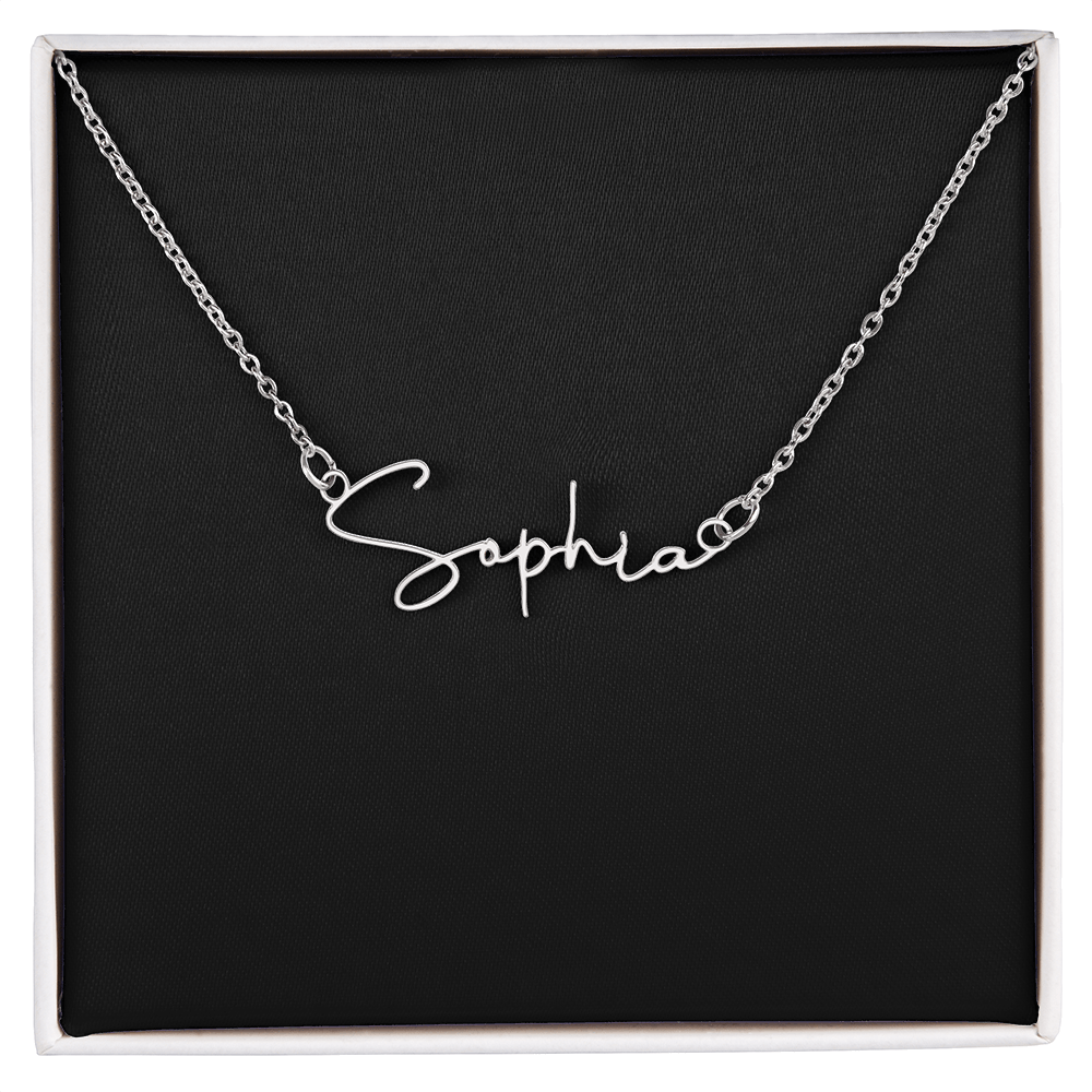 Signature Name Necklace