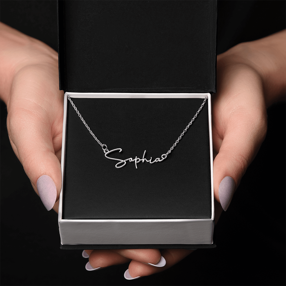 Signature Name Necklace