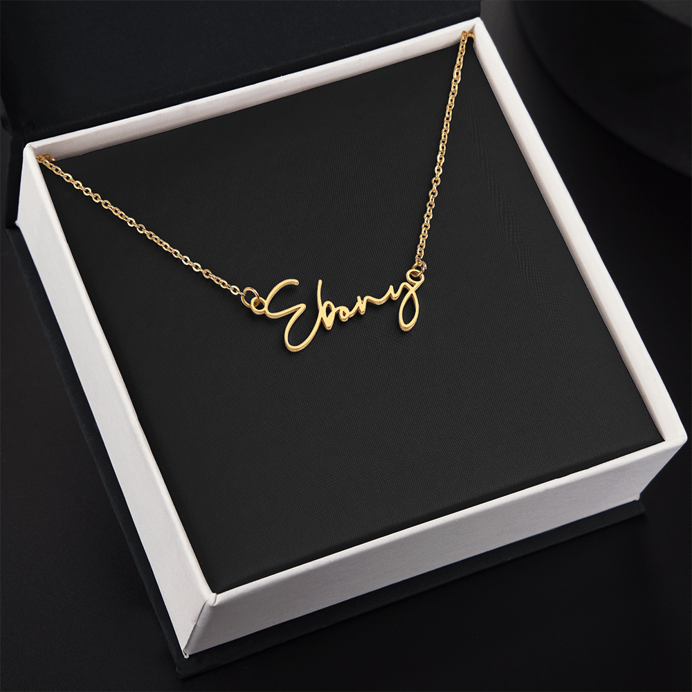 Signature Name Necklace