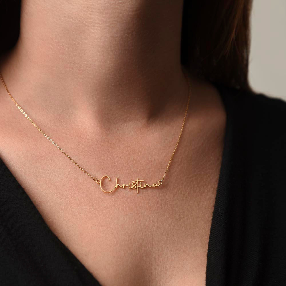 Signature Name Necklace