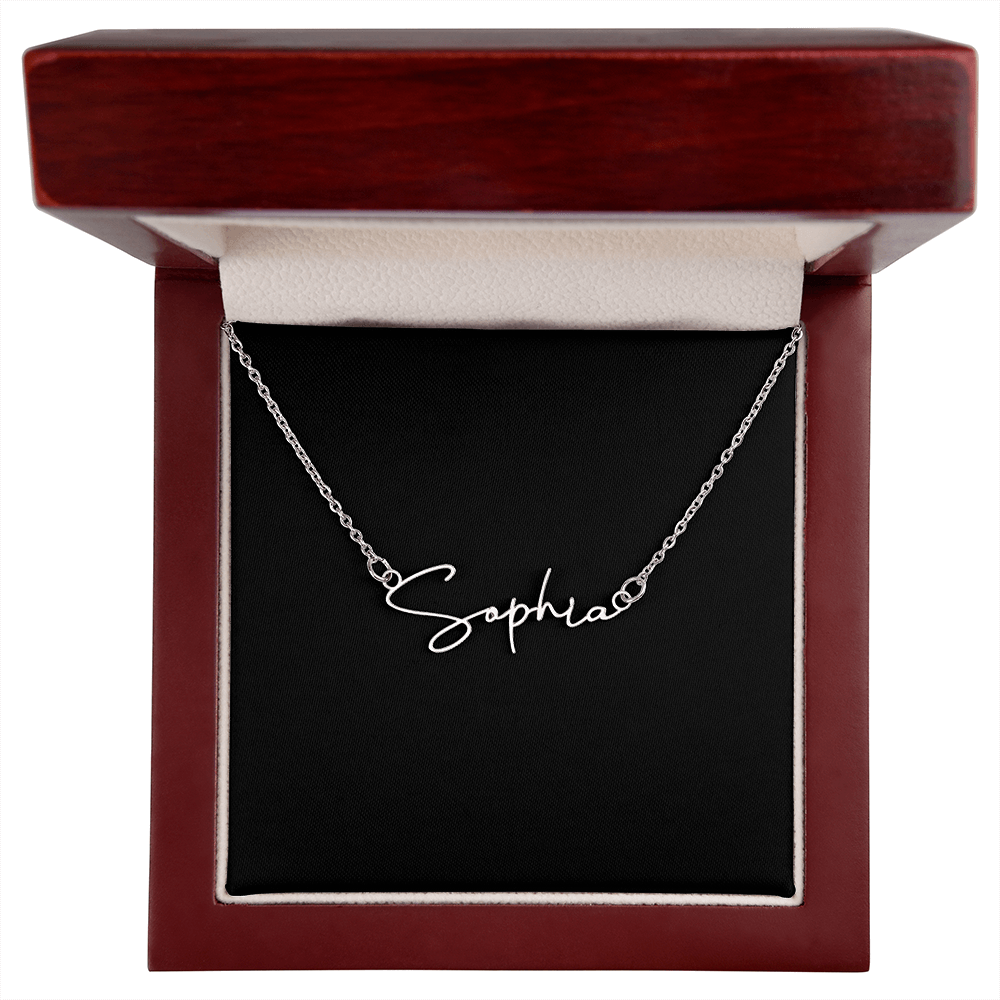 Signature Name Necklace