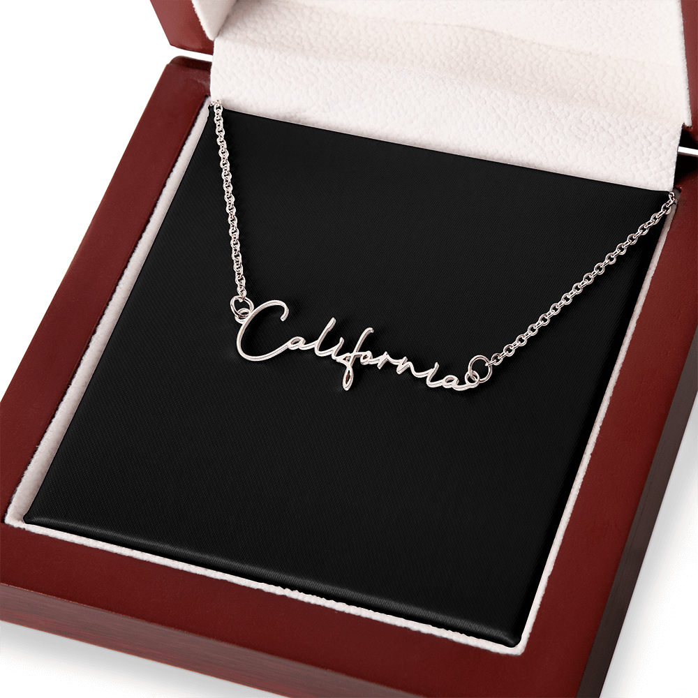 Signature Name Necklace