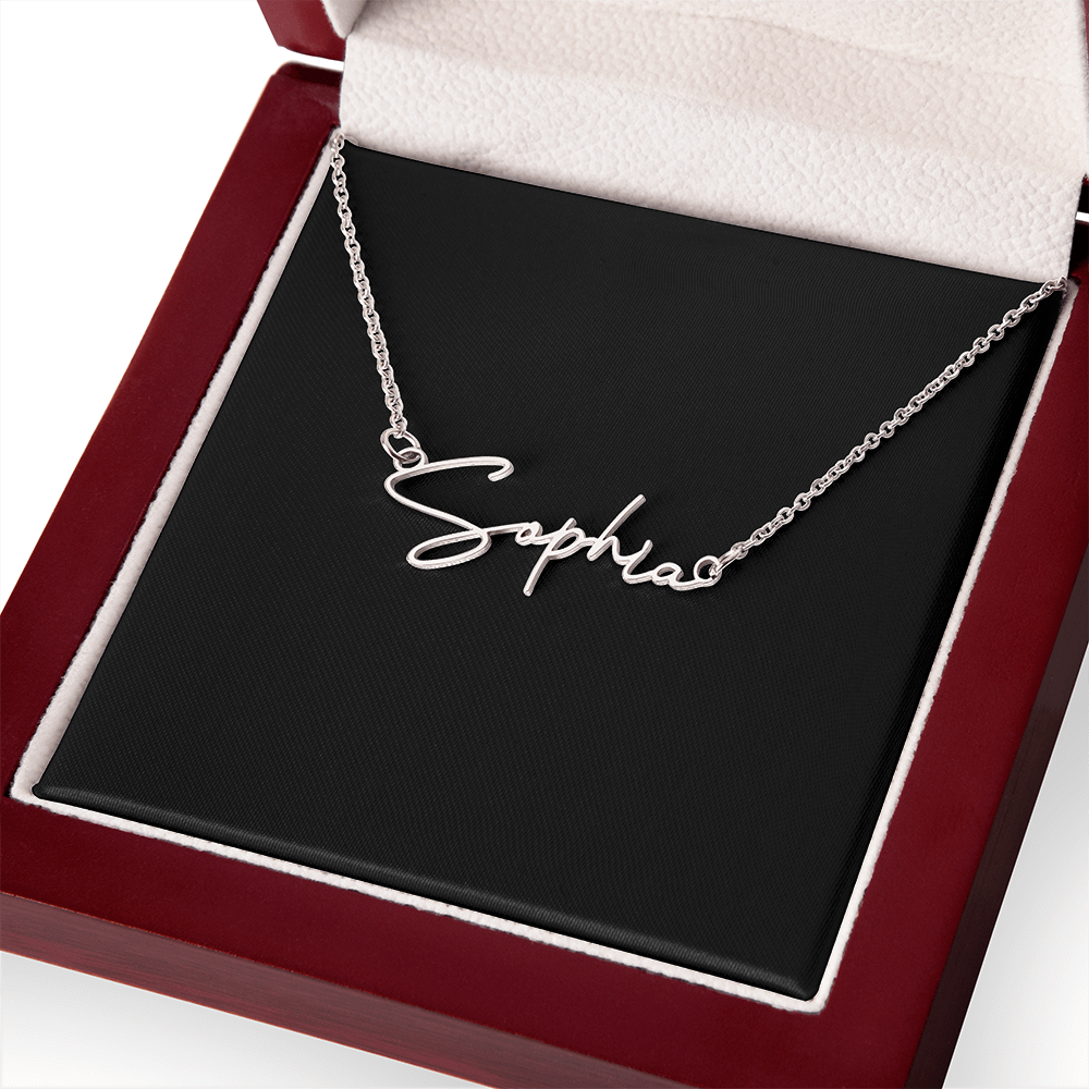 Signature Name Necklace