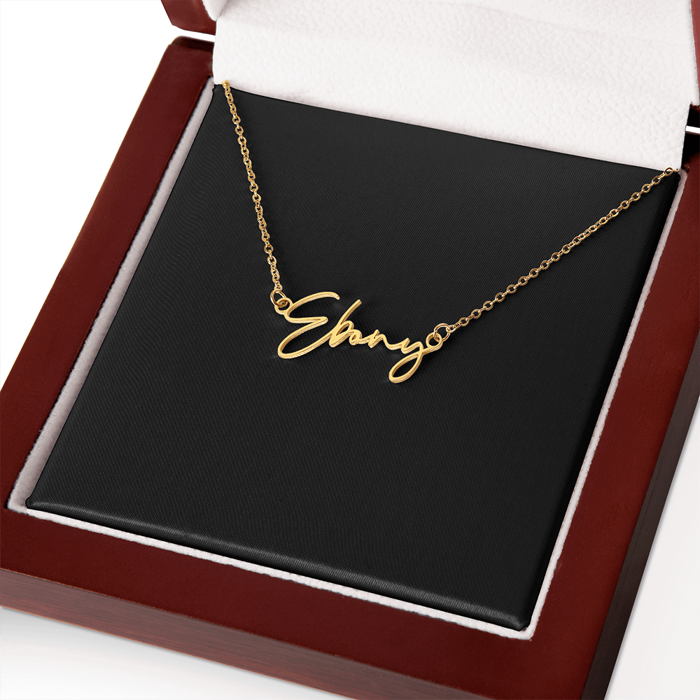 Signature Name Necklace