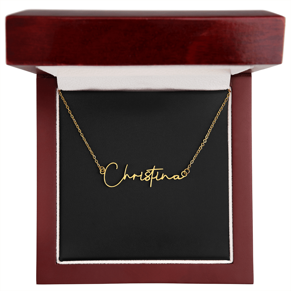 Signature Name Necklace