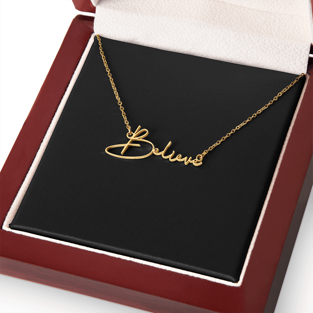 Signature Name Necklace