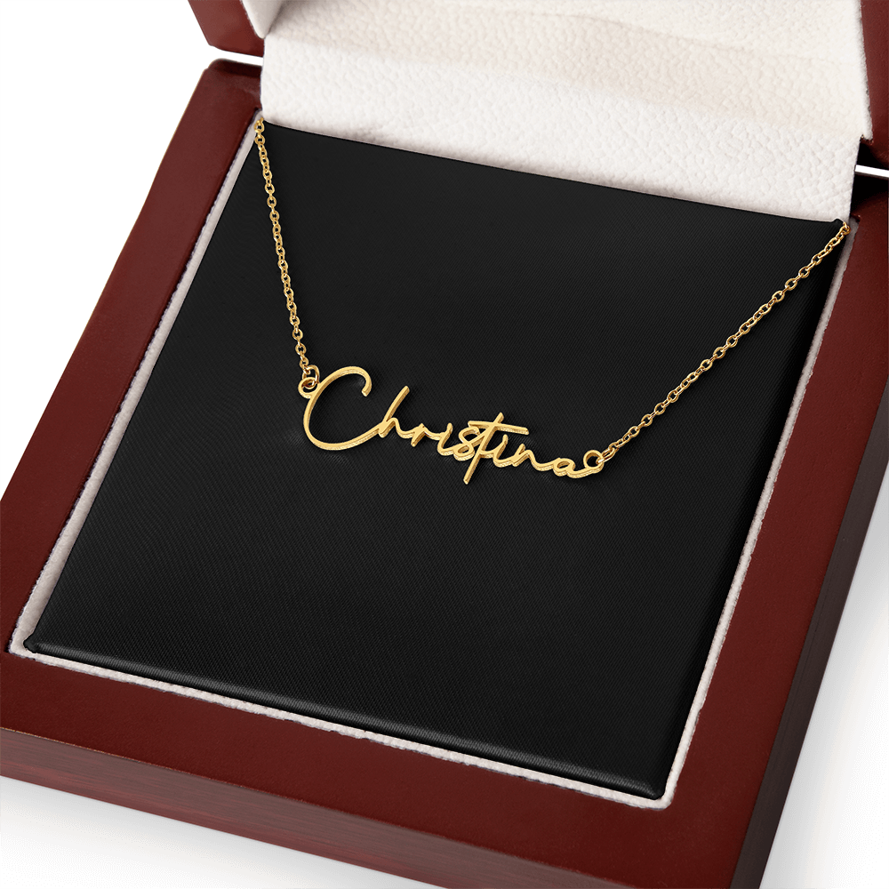 Signature Name Necklace