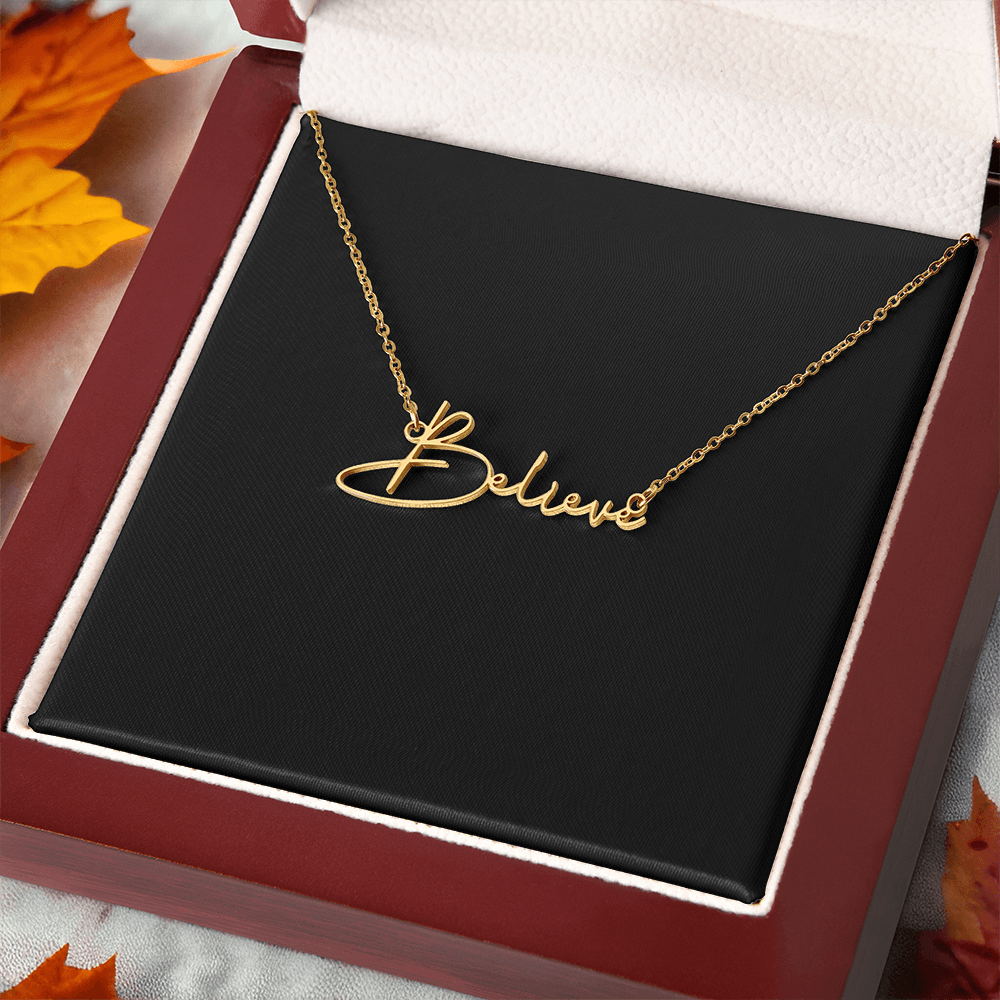 Signature Name Necklace